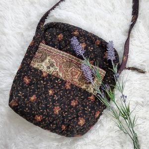 Vintage Vera Bradley Floral Paisley Crossbody Bag